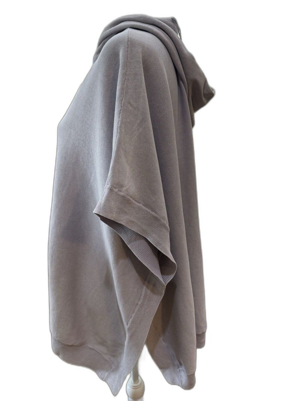 Barefoot Dreams Hooded Poncho OS Lilac Cotton Oversized Sleeveless Lounge NWT